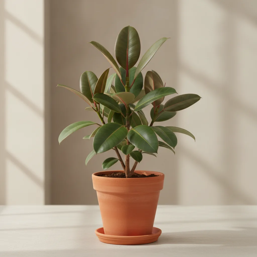 Rubber Plant (Ficus elastica)