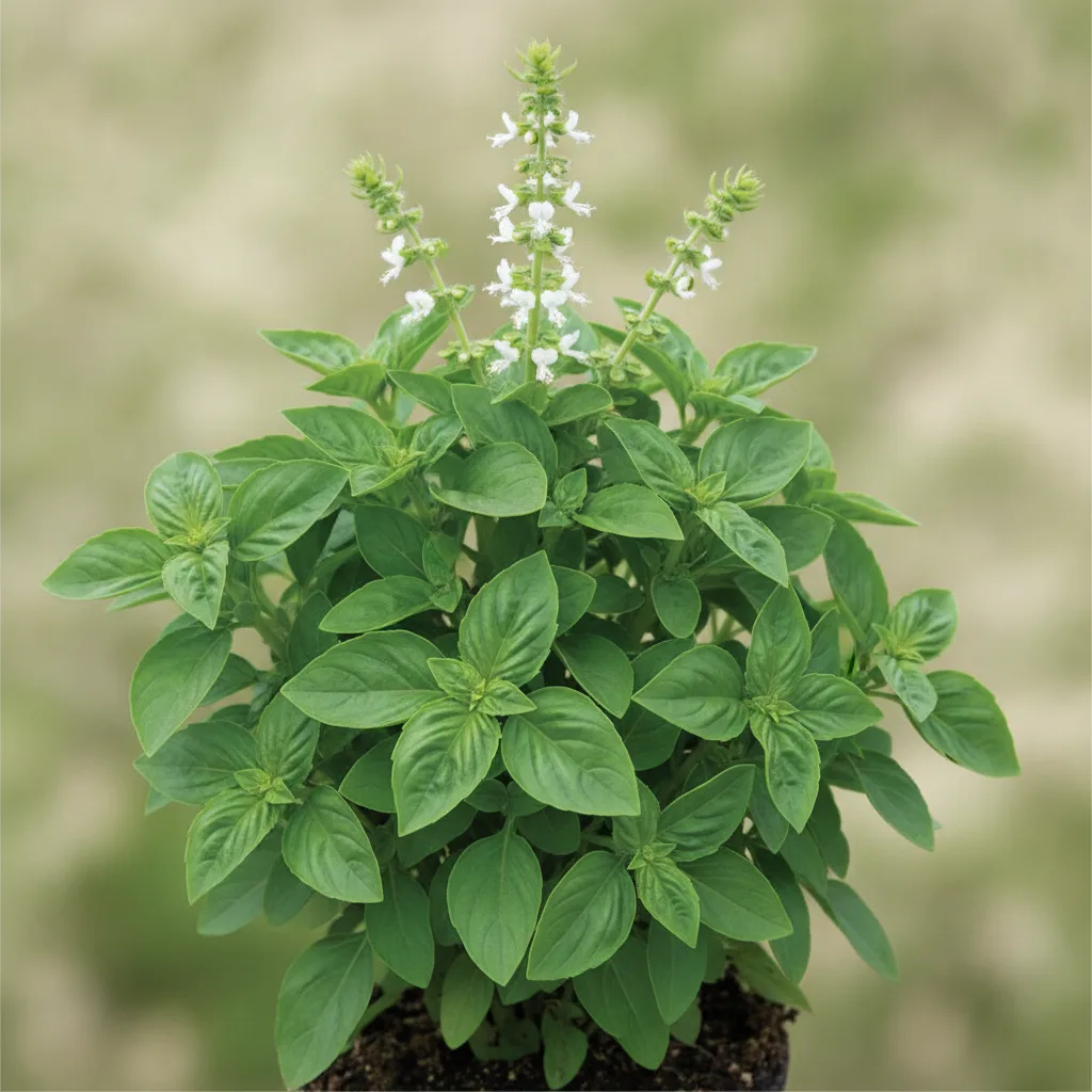 Sweet Basil (Ocimum basilicum)